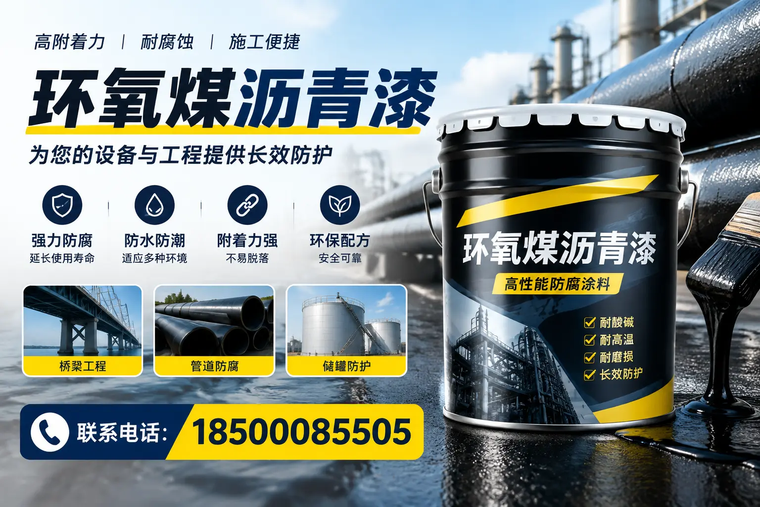 环氧煤沥青漆与其他涂料的对比分析,助力景德镇企业决策