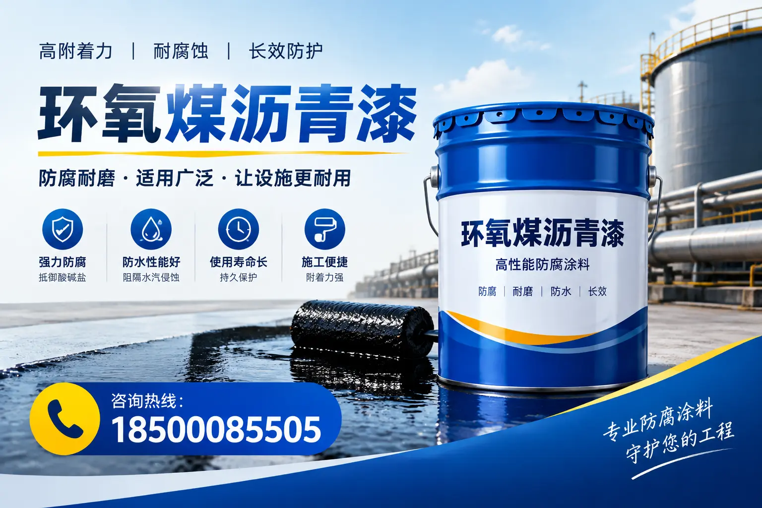 环氧煤沥青漆与其他涂料的对比分析,助力景德镇企业决策